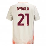 Günstige Fußballtrikots AS Roma Dybala 21 Auswärtstrikot 2024-25 Kurzarm